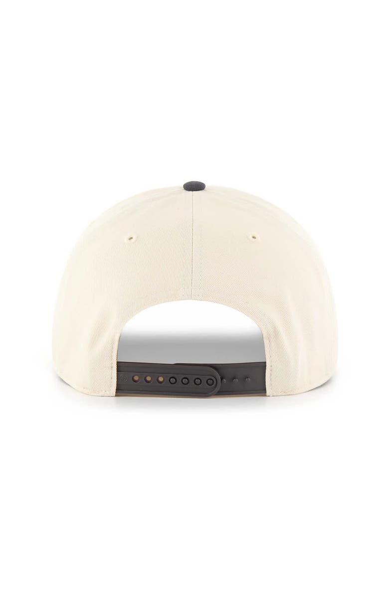 '47 Men's '47 Cream/Charcoal Carolina Hurricanes Hitch Adjustable Hat, Alternate, color,