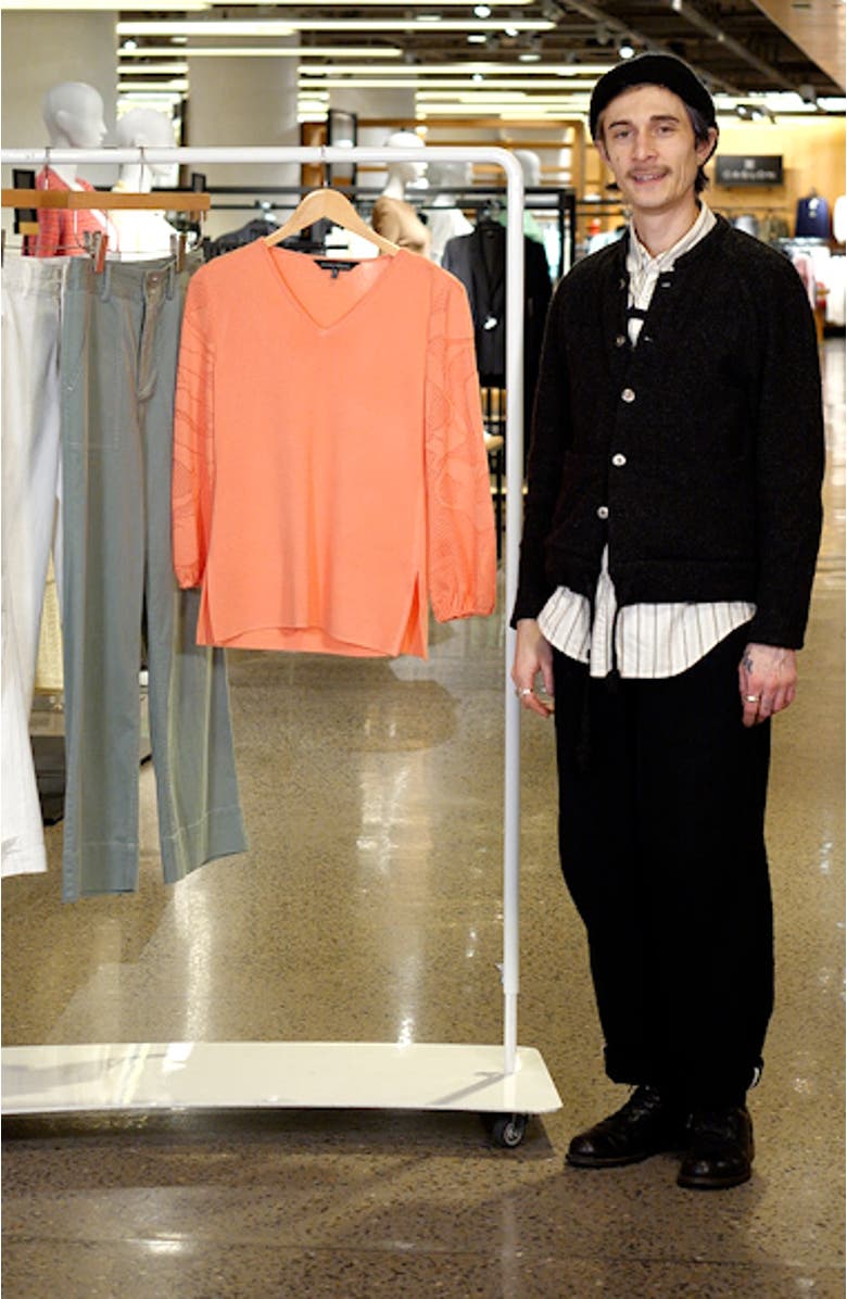 Tonal Texture Detail Sweater, sales video thumbnail