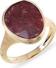 Marco Bicego Lunaria 18K Gold & Semiprecious Stone Cocktail Ring