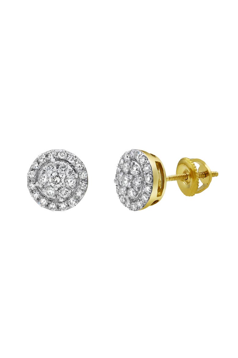 Glacier Shine 14K Yellow Gold Diamond Stud Earrings - 0.4ct., Main, color, 14K Yellow Gold