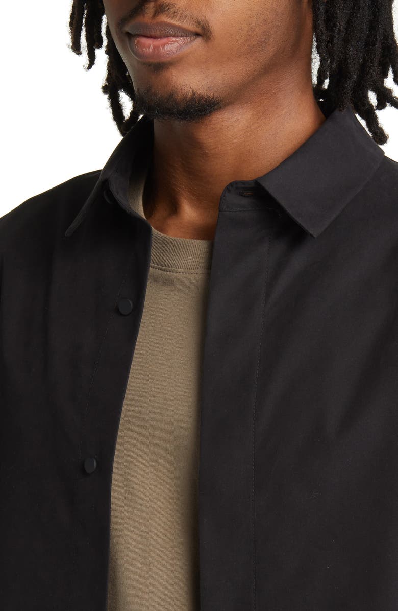 Fear of God Essentials Oversize Button-Up Shirt Jacket, Alternate, color,