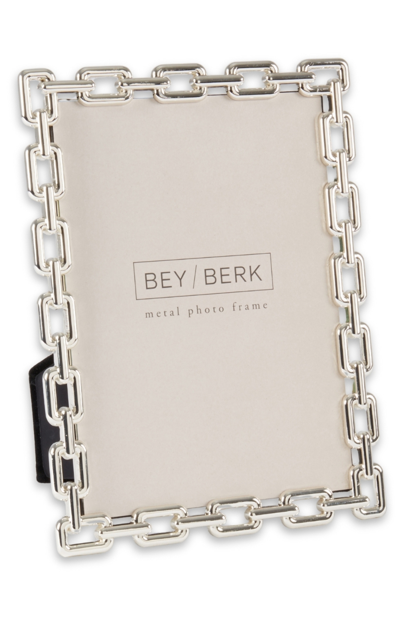 Bey-Berk Link Picture Frame - Silver, 5x7