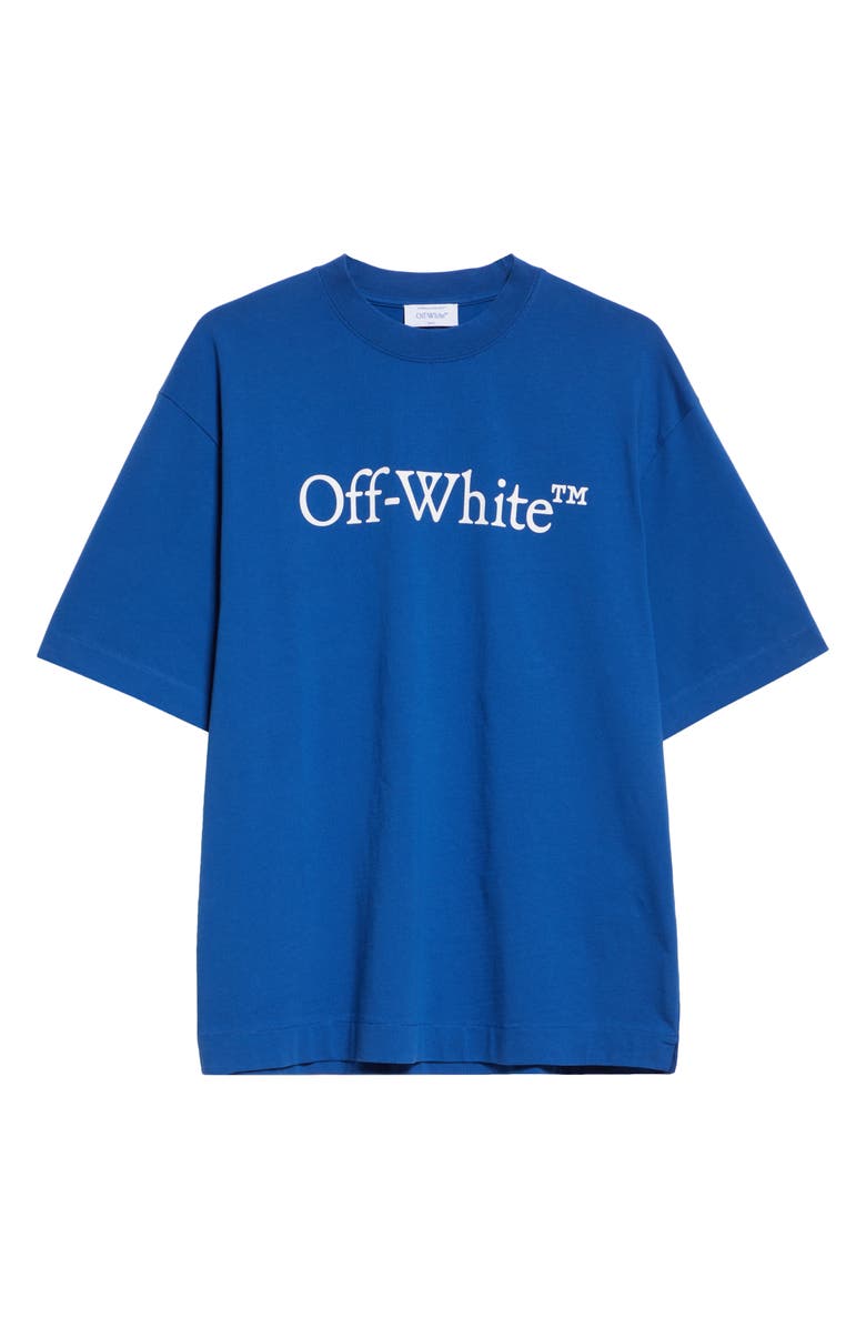 Off-White Big Bookish Skate Oversize Logo Graphic T-Shirt, Alternate, color,