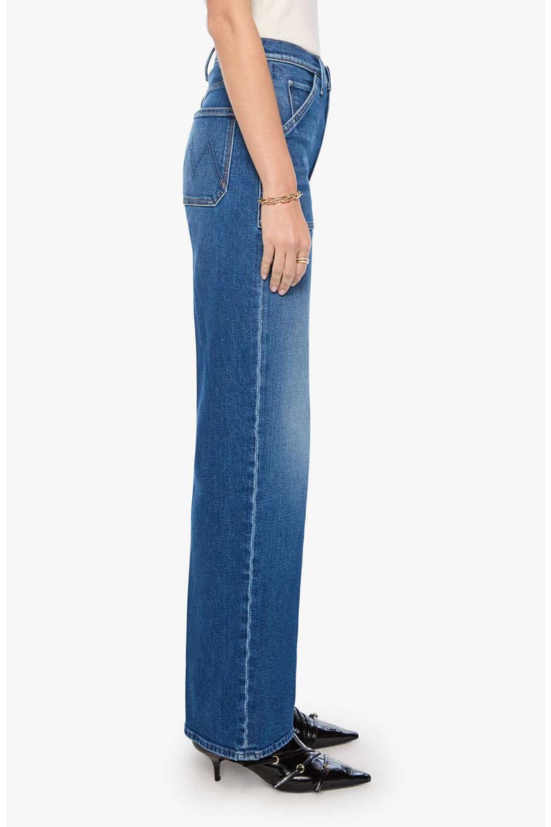 The Patch Maven Sneak High Rise Wide Leg Jeans, Alternate, color, SPARE ME THE DRAMA
