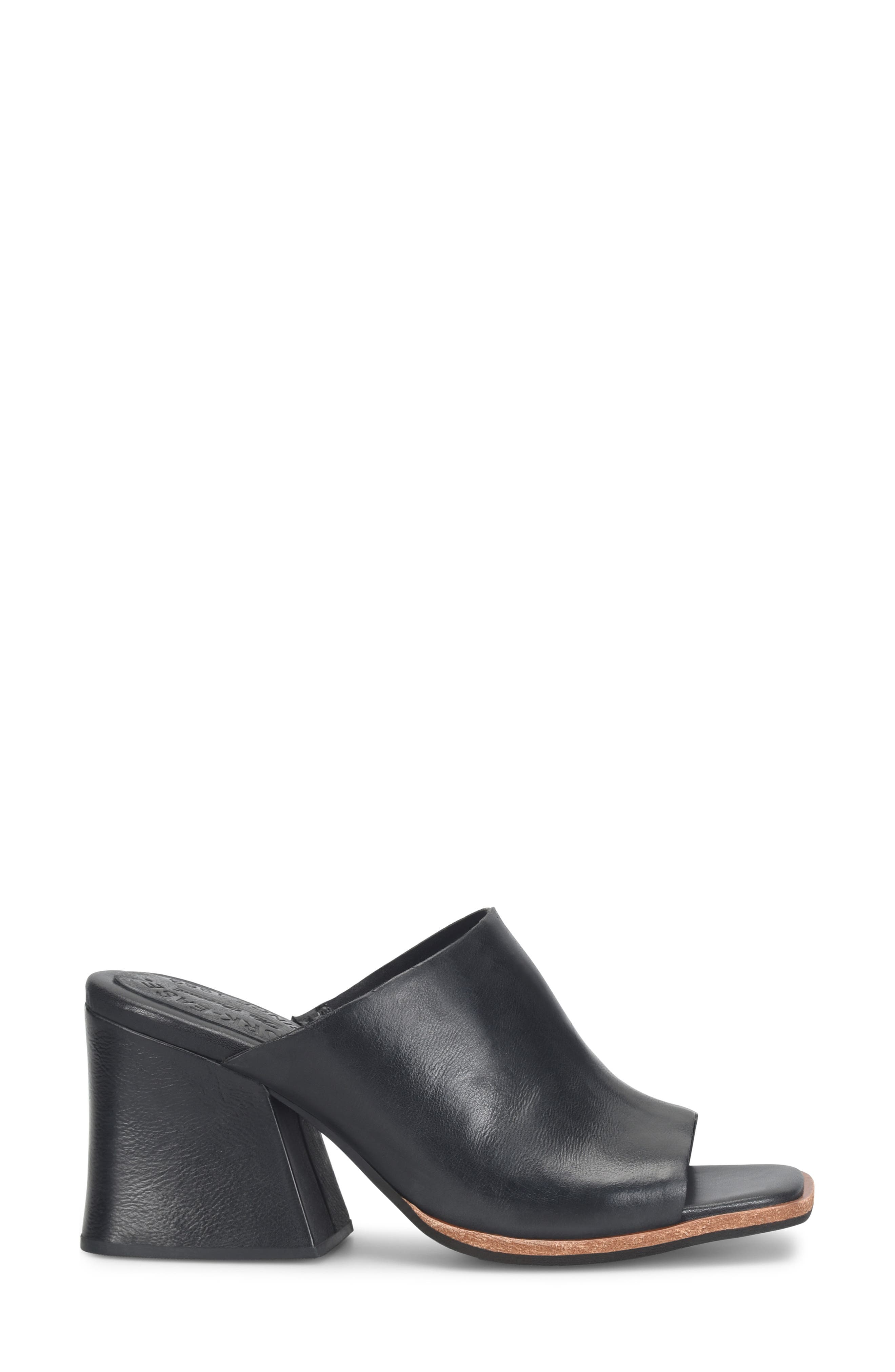 Kork-Ease<sup
®</sup
 Capri Sandal, Alternate, color, Black Leather