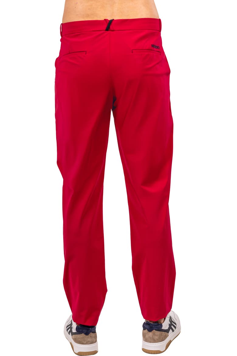 Workout Stretch Straight Leg Pants, Alternate, color, RED