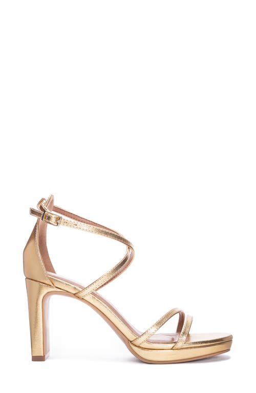 Chinese Laundry Taryn Sandal In Gold