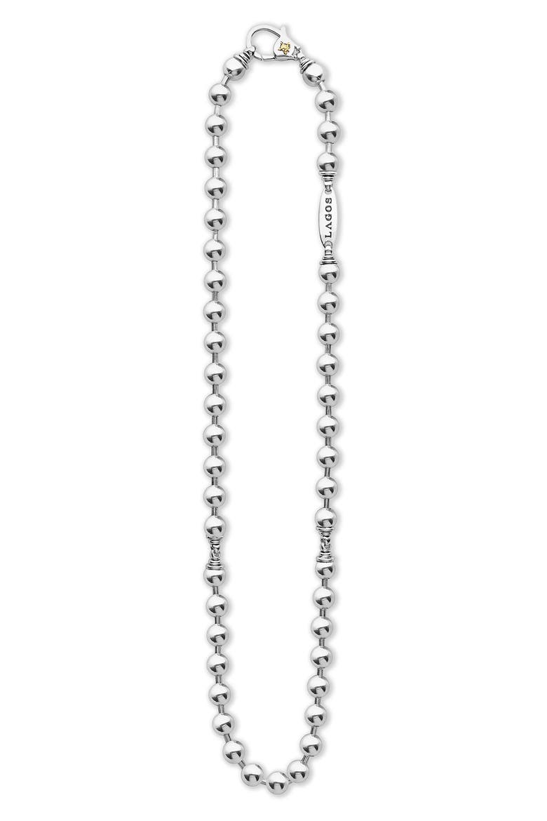 Sterling Silver Anthem 5mm Ball Chain Necklace, Main, color, SILVER