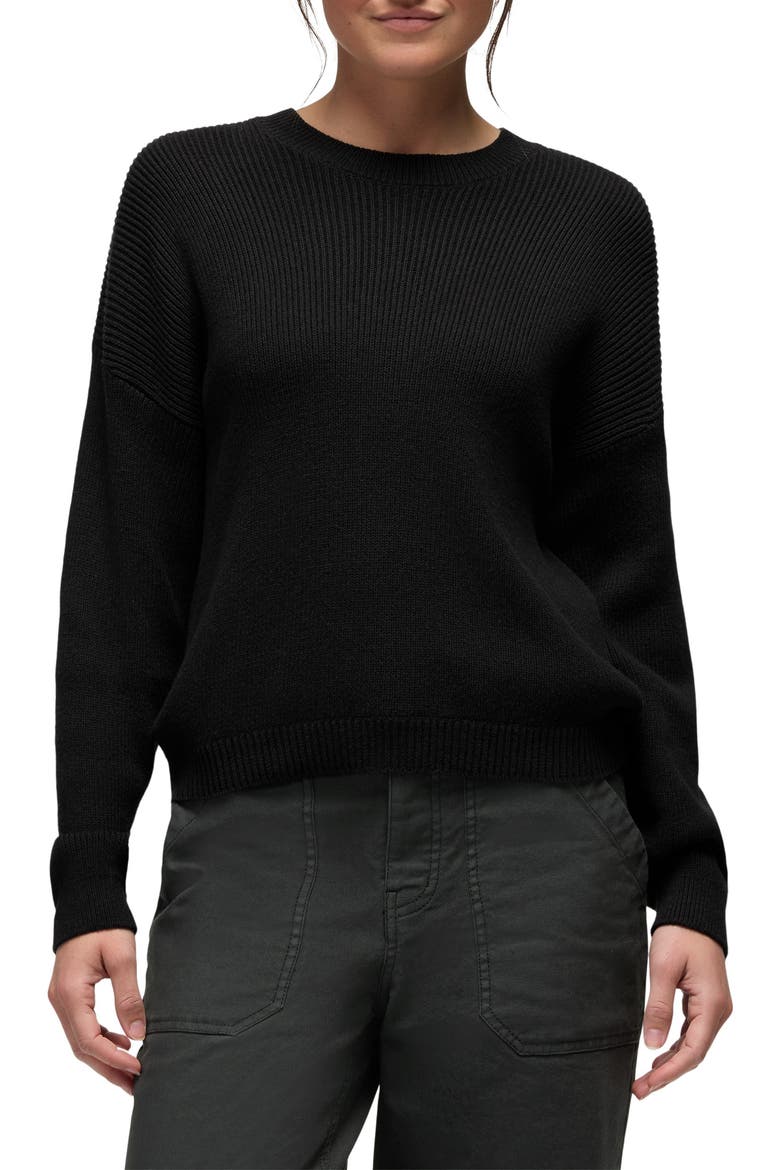 Divine Day Sweater, Main, color, BLACK