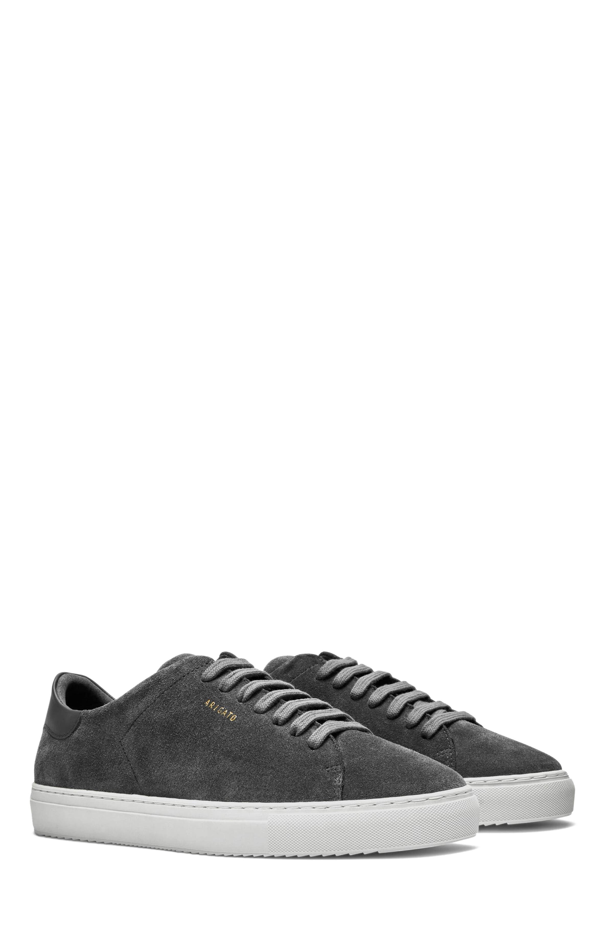 Axel Arigato Clean 90 Suede Sneaker, Alternate, color, Dark Grey/White
