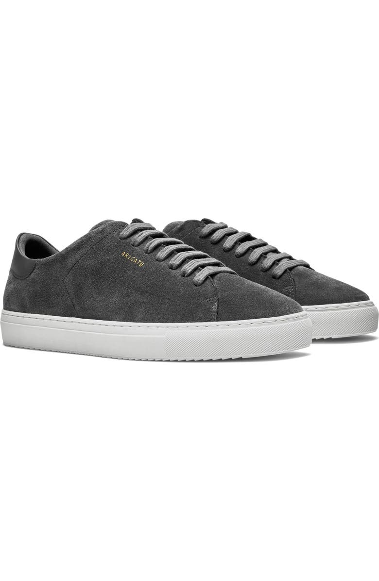 Axel Arigato Clean 90 Suede Sneaker, Alternate, color, Dark Grey/White