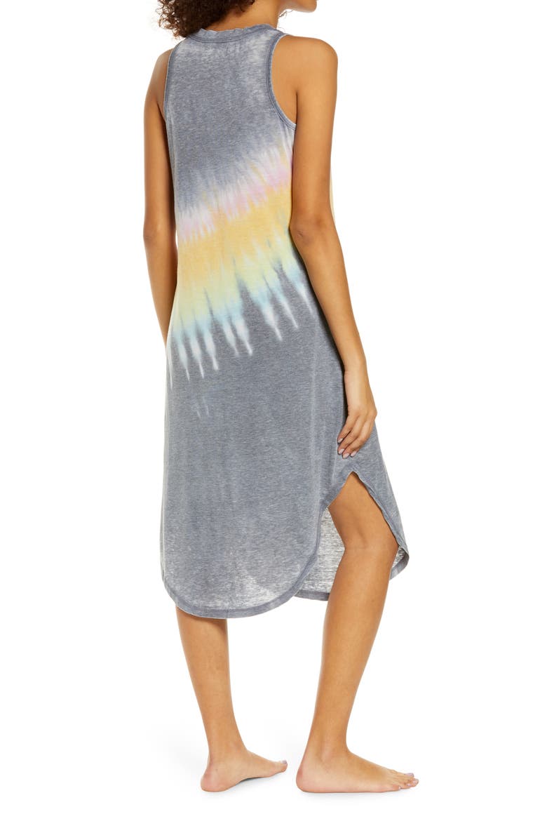 Tie Dye Nightgown, Alternate, color, VINTAGE INDIGO VINTAGE JERSEY
