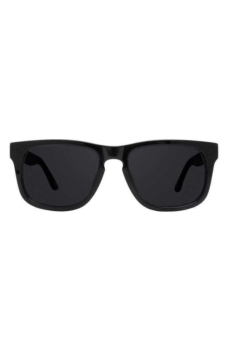 DIFF Riley 55mm Polarized Rectangle Sunglasses, Main, color, 