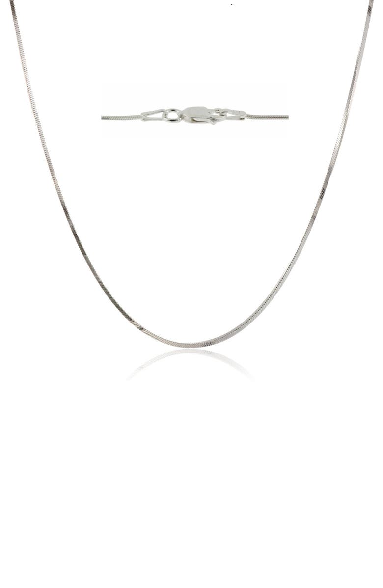 BEST SILVER Snake Chain Necklace, Alternate, color, Silver