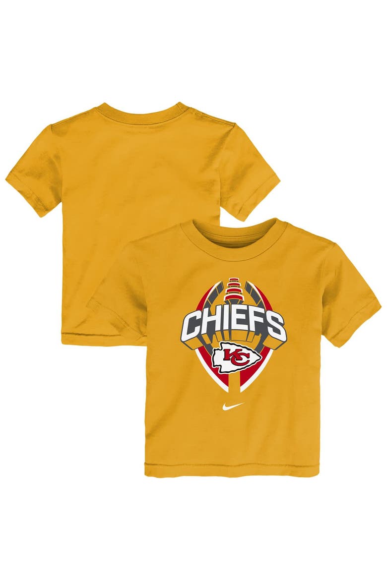 Toddler Nike Gold Kansas City Chiefs Icon Legend T-Shirt, Main, color, Gold