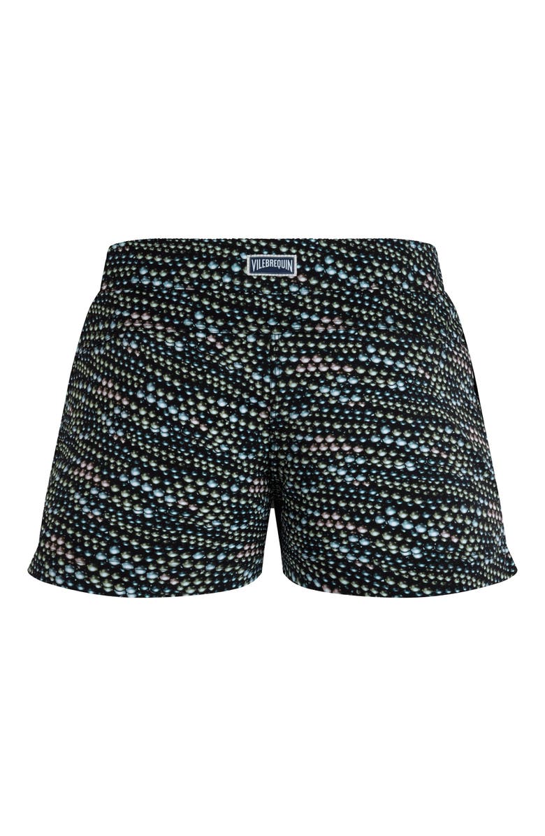 Vilebrequin Women's Pearl Stretch Swim Shorts, Alternate, color, Noir
