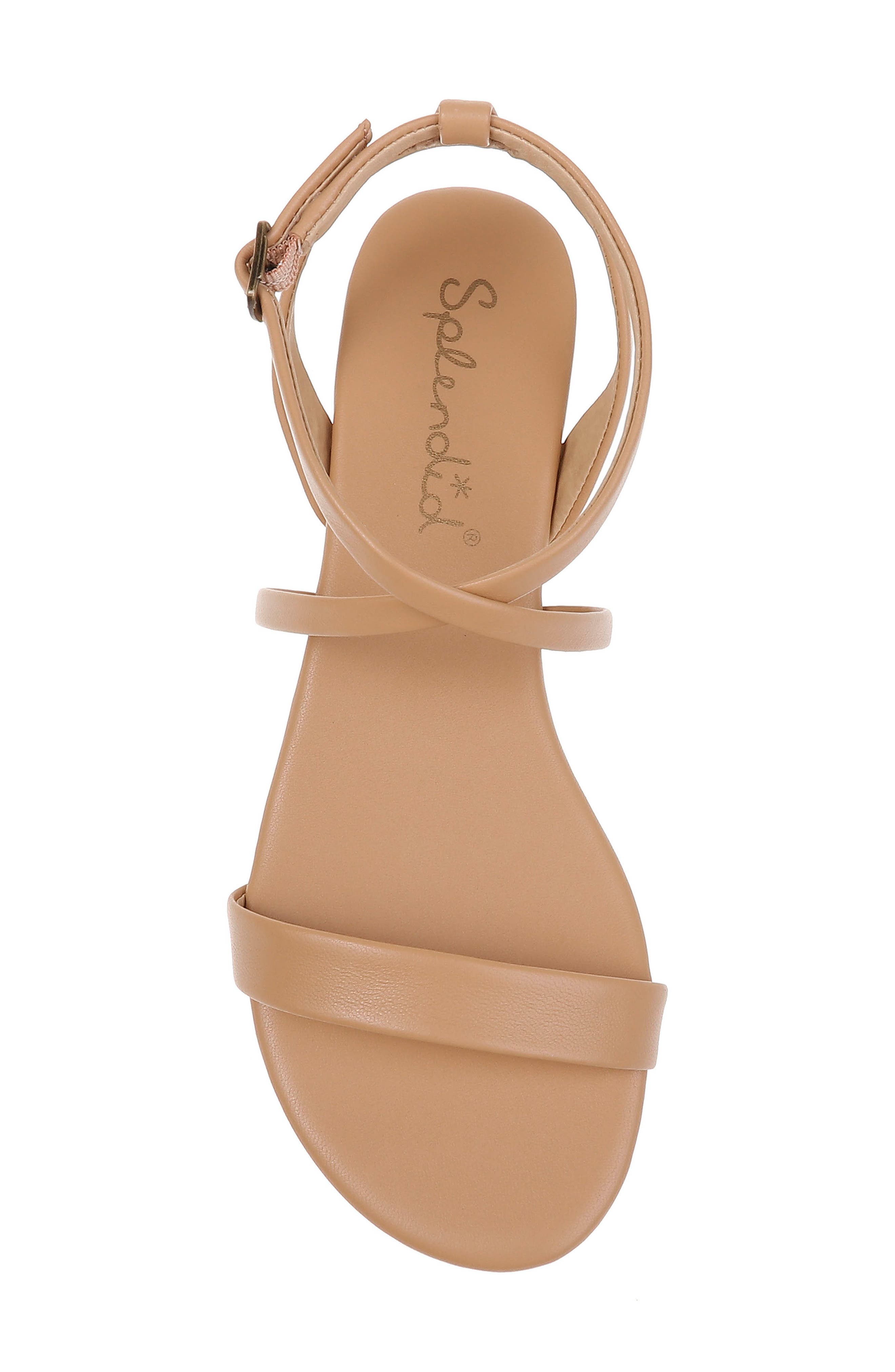 Susannah Strappy Sandal, Alternate, color, NUDE LEATHER
