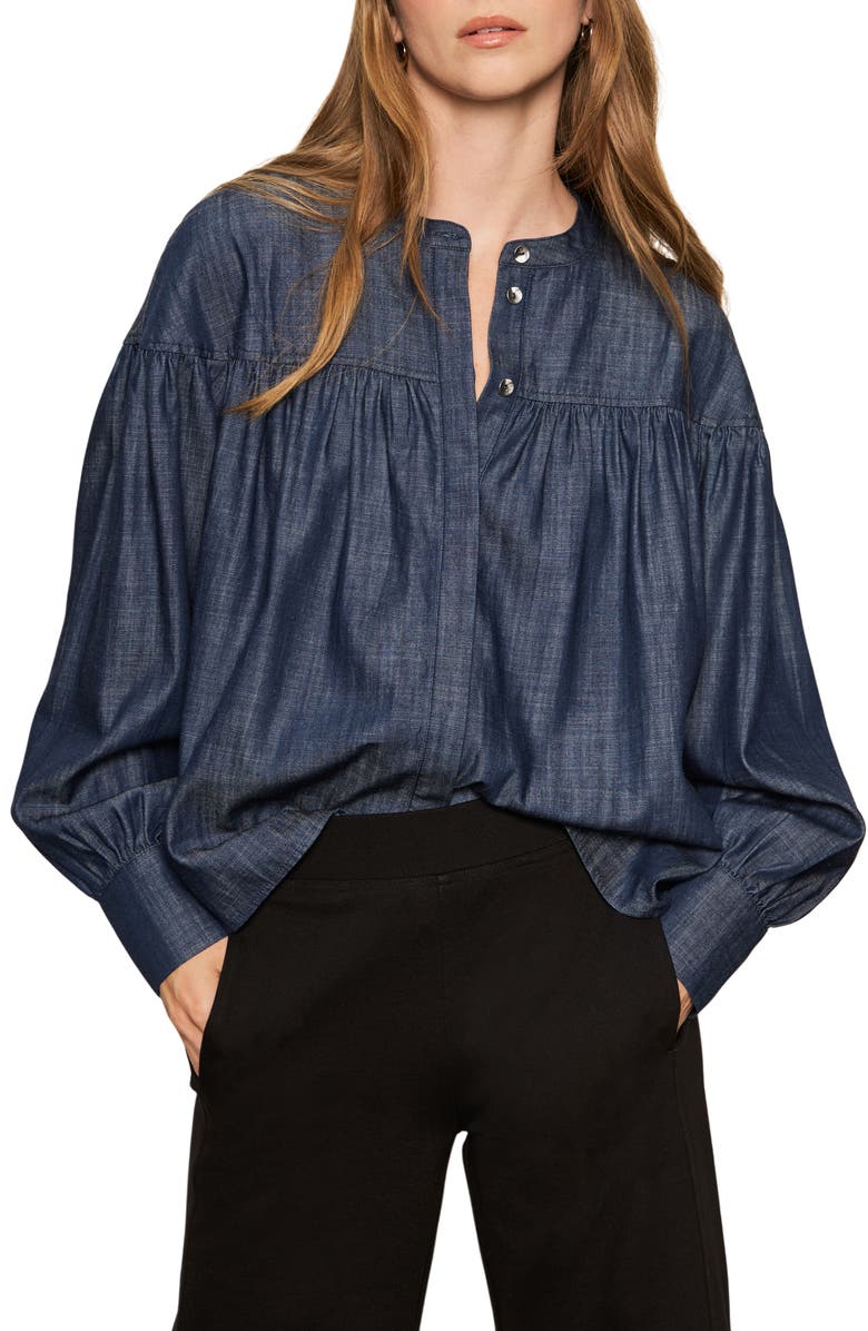 Sanctuary Personal Best Denim Top, Main, color, 