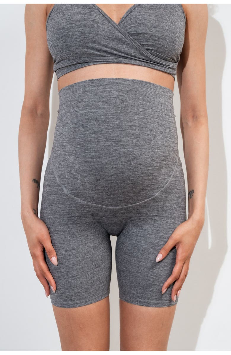 Vitality Daydream Maternity Rider Short, Alternate, color, Cookies And Cream
