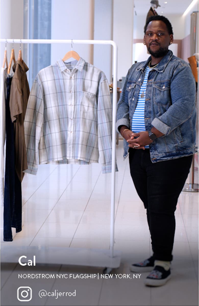 Men's Hemi Oversize Cotton Button-Up Shirt, sales video thumbnail