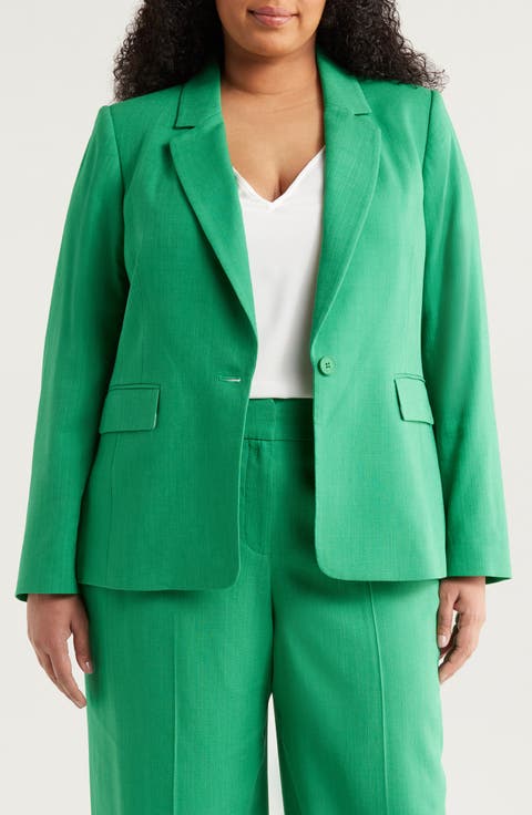 One-Button Blazer (Plus)