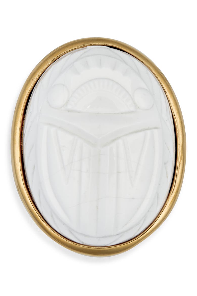 Resin Oval Pin, Main, color, GOLD