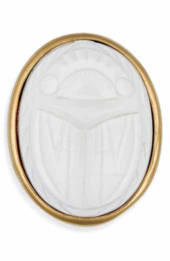 Kenneth Jay Lane Resin Oval Pin