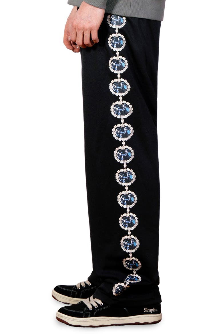 x Richard Bernstein Mythic Hope Track Pants, Alternate, color, BLACK