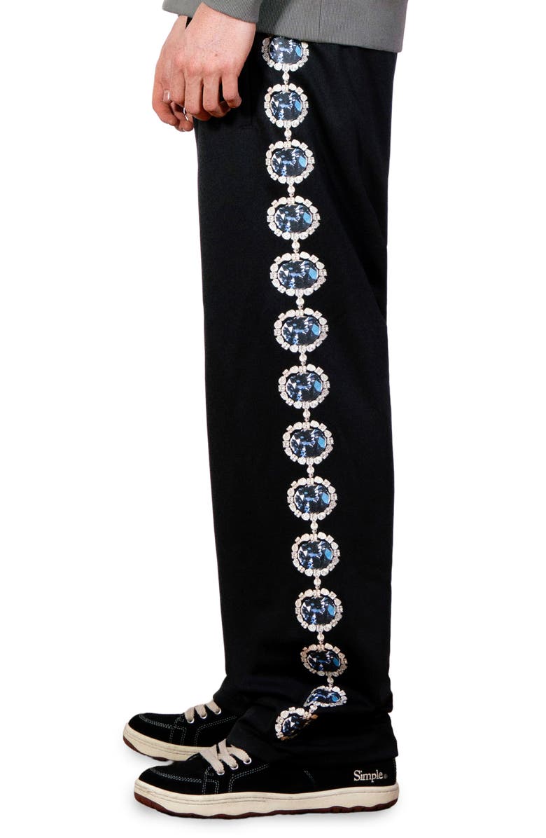 PLEASURES x Richard Bernstein Mythic Hope Track Pants, Alternate, color, Black