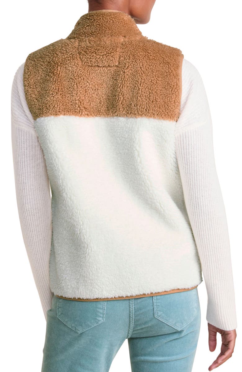vineyard vines Mixed Media Zip Vest, Alternate, color,