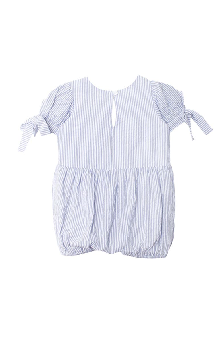 Mabel + Honey Darling Bluebell Short Sleeve Romper, Alternate, color, Blue