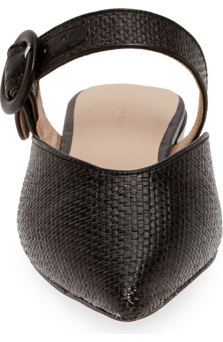 Something Navy Violet Raffia Mule, Alternate, color,