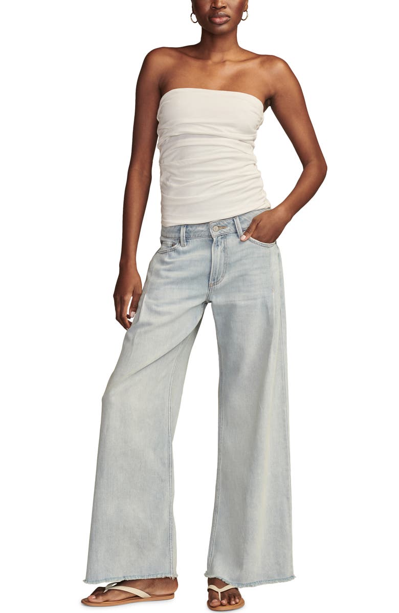 Lucky Brand Palazzo Jeans, Alternate, color, The Chills
