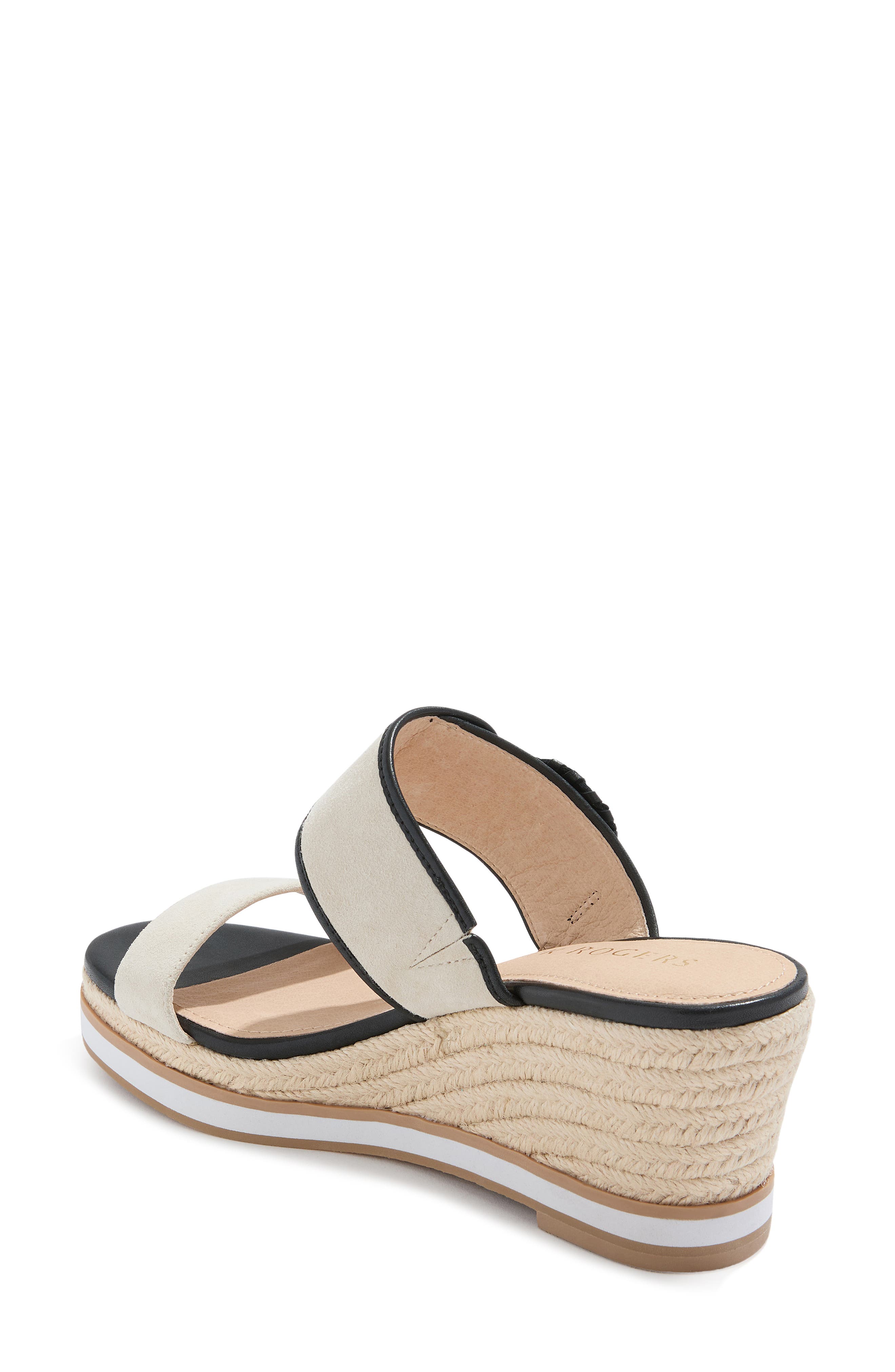 Jack Rogers Callie Buckle Wedge Sandal, Alternate, color, 