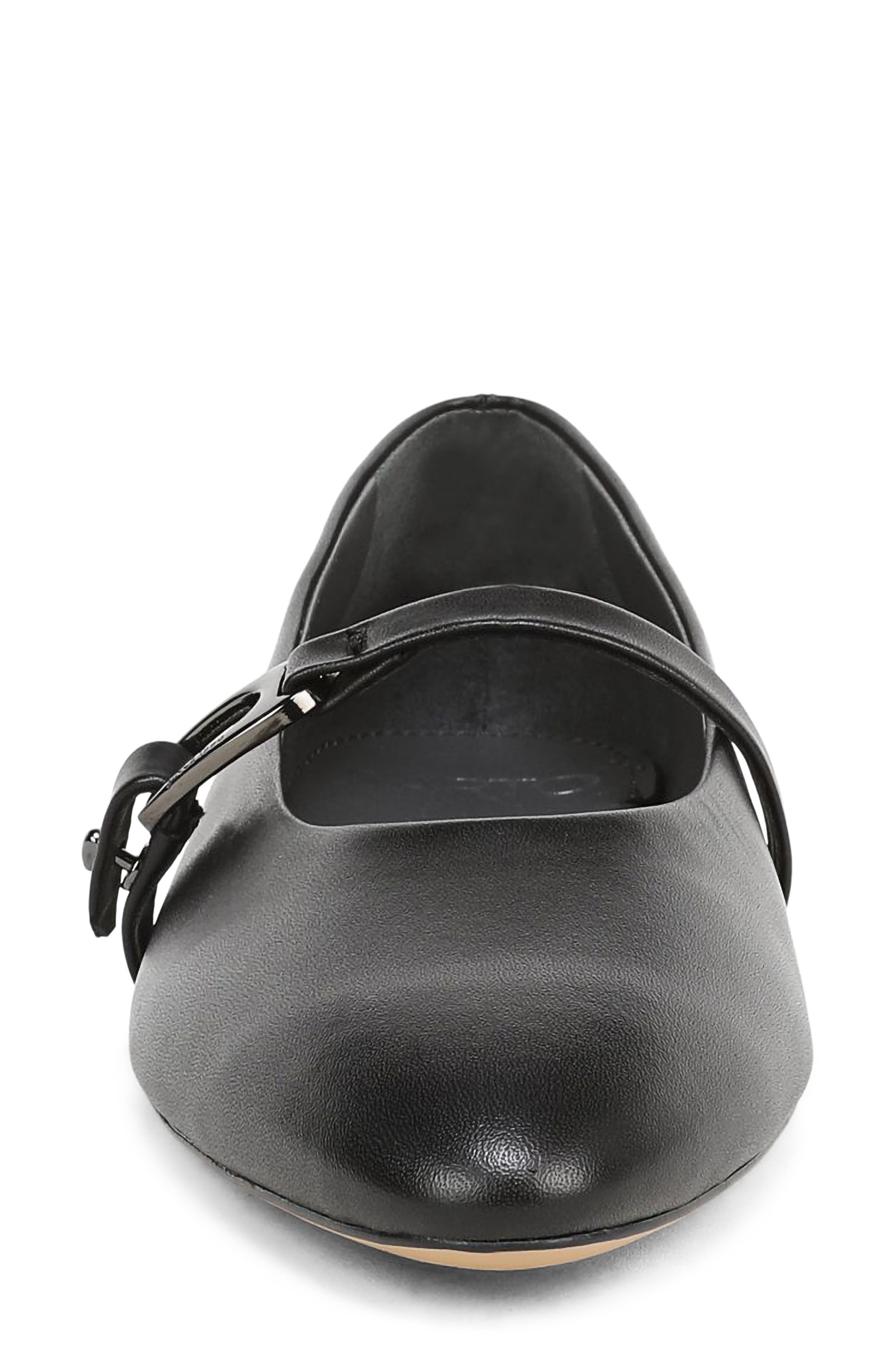 Rubina Flat, Alternate, color, BLACK LEATHER