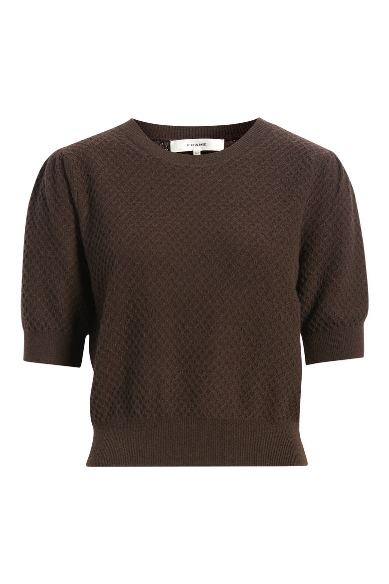 The Gathered Cashmere Sweater, Alternate, color, MAHOGANY