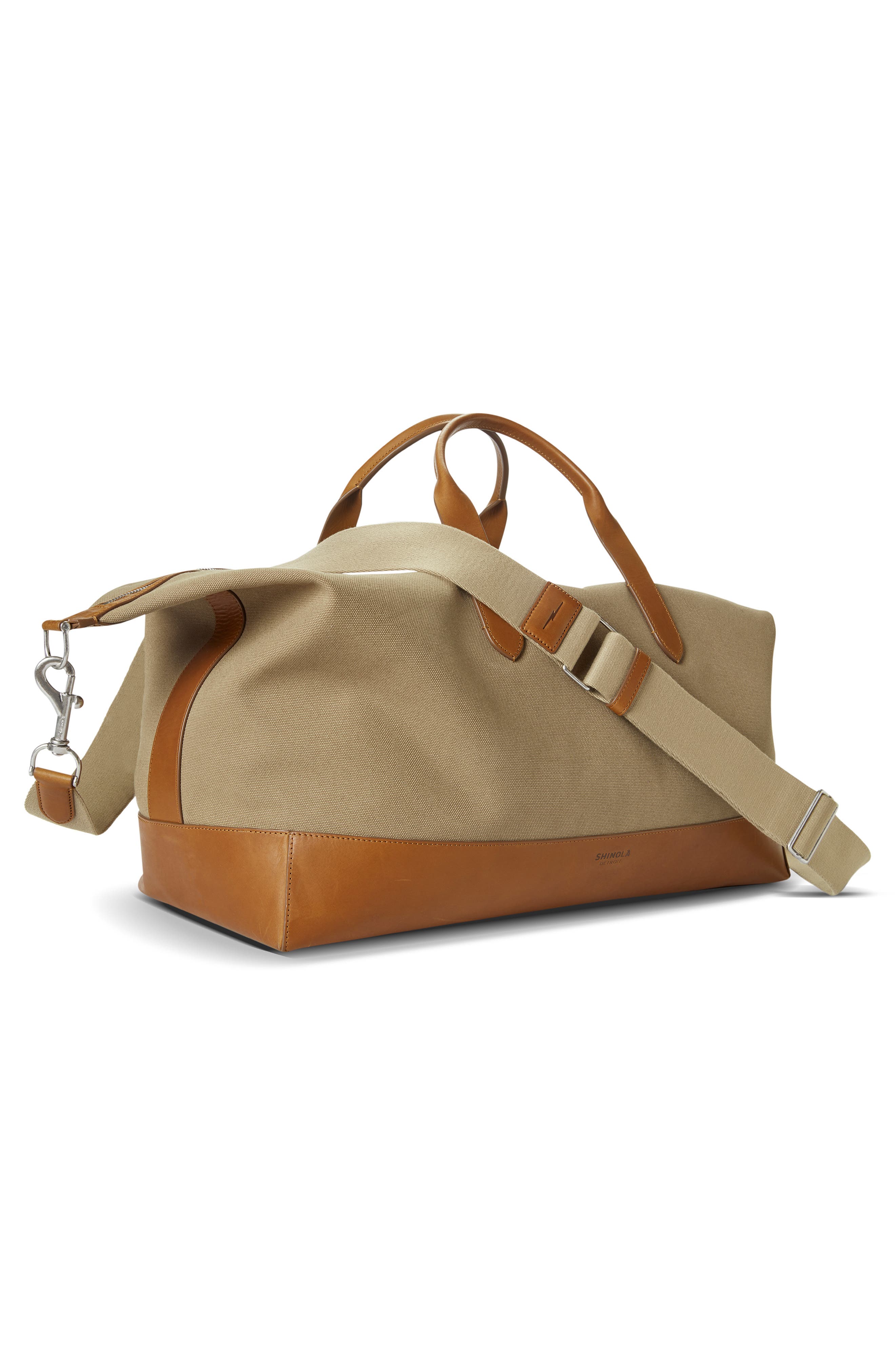Shinola Canfield Classic Canvas Duffle Bag, Alternate, color, 