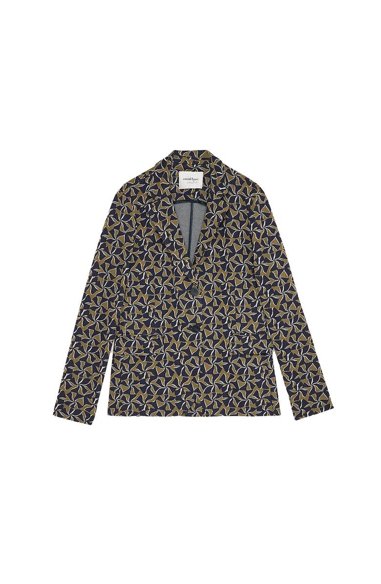 ottod'Ame Printed Fit Jacket, Alternate, color, Blue