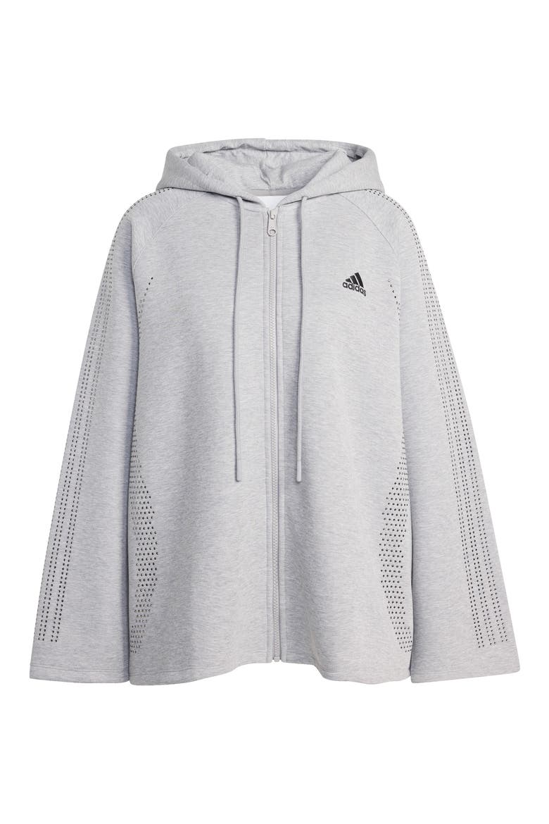 Teamgeist Rhinestone Full Zip Hoodie, Alternate, color, MEDIUM GREY HEATHER/