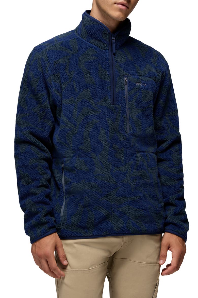 Tuff Fluff Fleece Half Zip Pullover, Main, color, CAPULET BLUE FREESTYLE