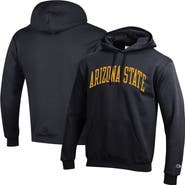 Champion Men's Champion  Black Arizona State Sun Devils Basic Arch Fleece Pullover Hoodie