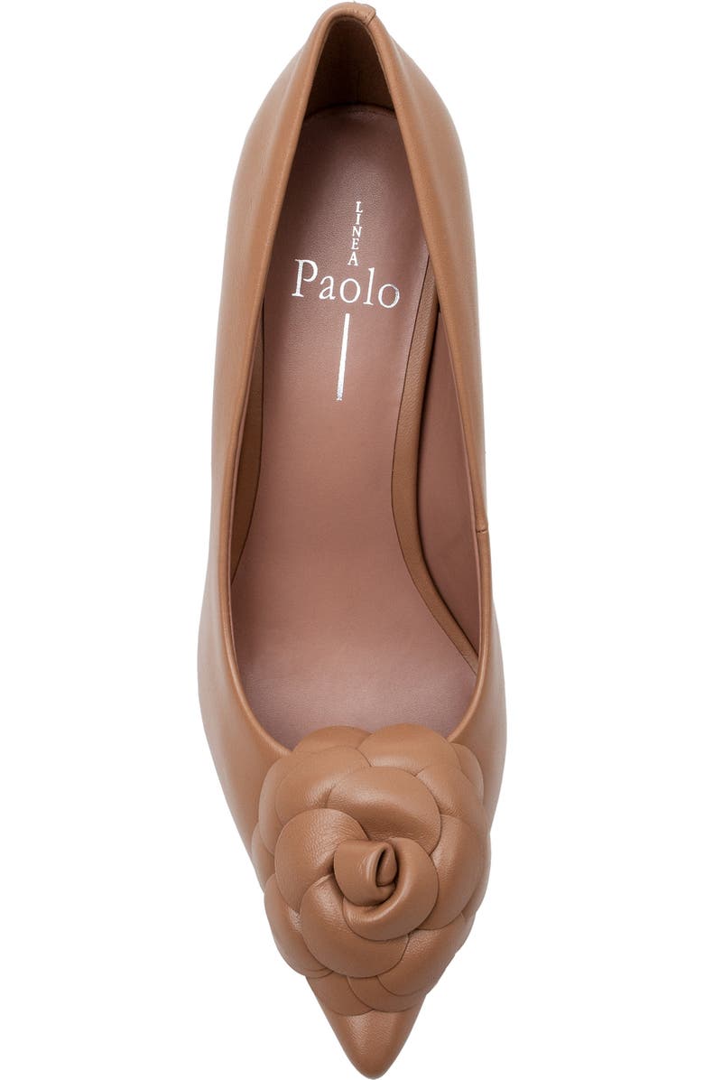 Linea Paolo Primrose Pointed Toe Pump, Alternate, color, Desert