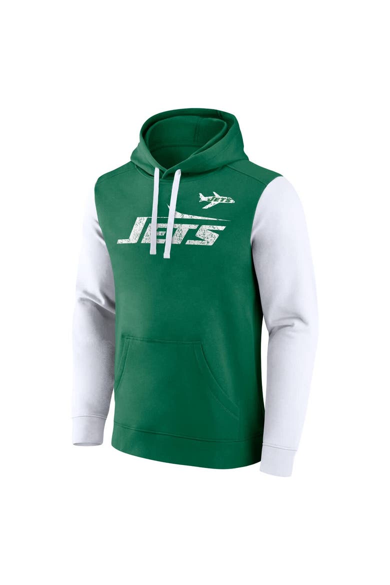 Men's Fanatics Kelly Green New York Jets Fleece Pullover Hoodie, Alternate, color, Kelly Green