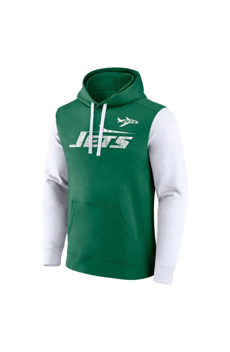 FANATICS Men's Fanatics Kelly Green New York Jets Fleece Pullover Hoodie, Alternate, color, Kelly Green