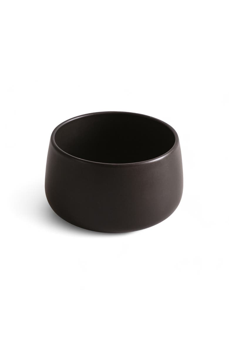 Gharyan Stoneware EWA Serving Bowl, Alternate, color, Matte Black