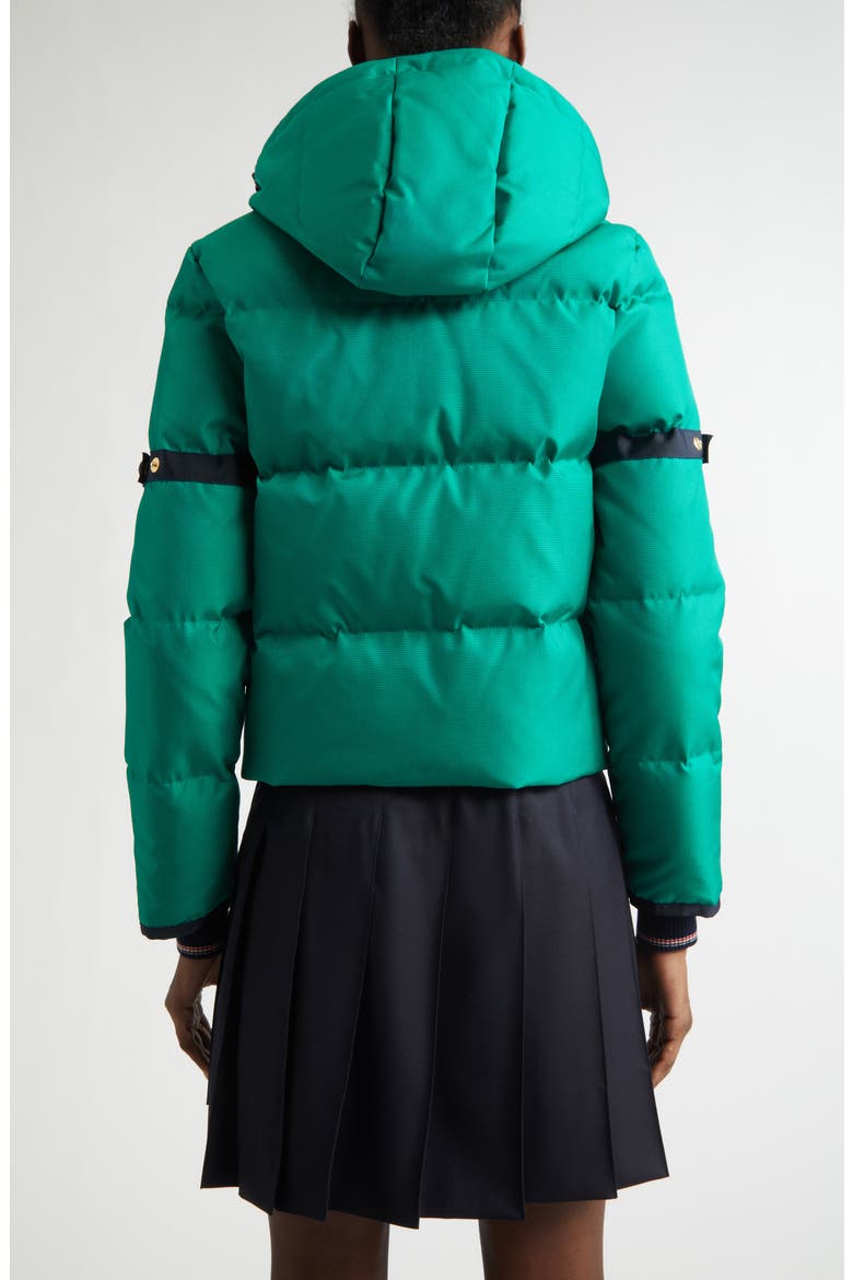 Removable Hood Down Coat, Alternate, color, GREEN