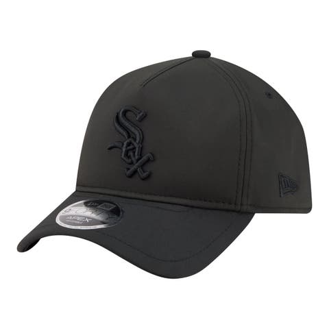 Men's New Era  Black Chicago White Sox Injection Apex 9FORTY Adjustable Hat