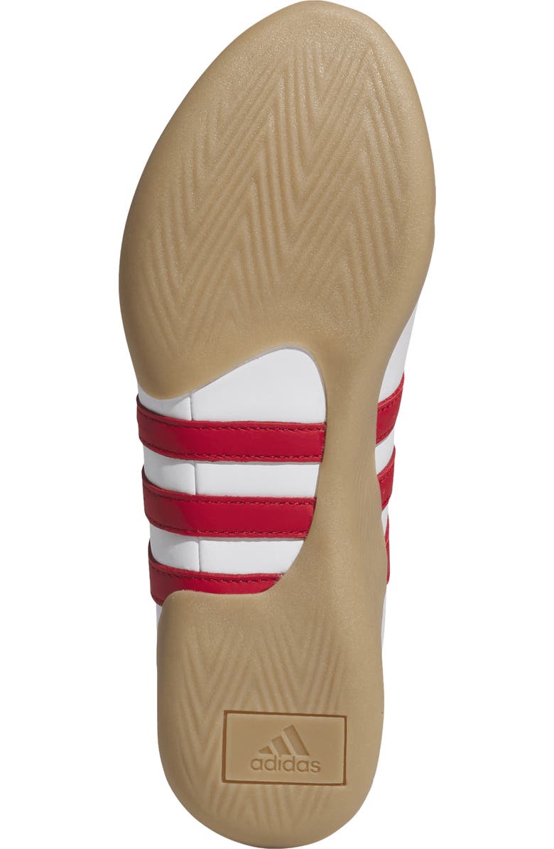 adidas Taekwondo Mei Ballet Flat, Alternate, color, White/ Scarlet/ Gum 3