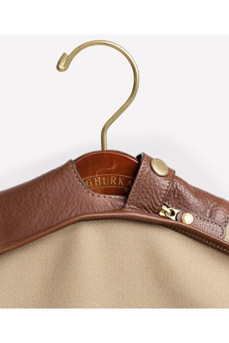 Packet No. 83, Alternate, color, Khaki Twill / Vintage Chestnut