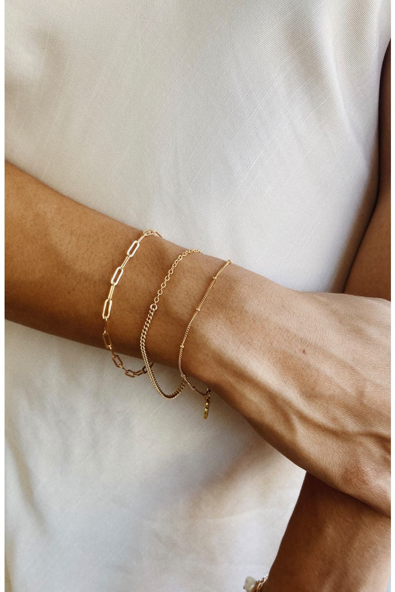 Jane Chain Link Braccelet, Alternate, color, GOLD